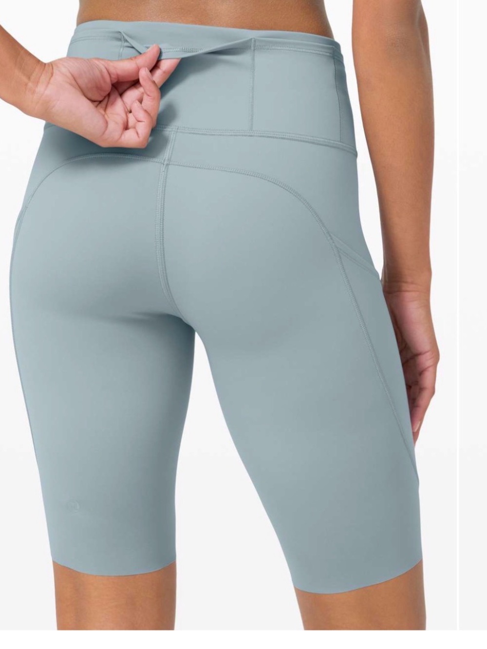 Lululemon Fast And Free Short 10" *Non-Reflective Blue Cast Size 10 - Picture 3 of 13